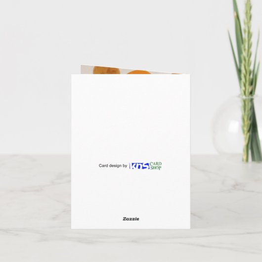 Waterverf Herfstkringen Dagelijkse Groet Kaart (Achterkant)