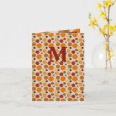 Waterverf Herfstkringen Dagelijkse Groet Kaart (Gele Bloem)