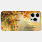 Waterverf herfstlandschap met rustieke uitstraling Case-Mate iPhone case (Achterkant (horizontaal))