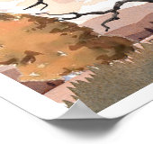 Waterverf herfstlandschap poster (Hoek)