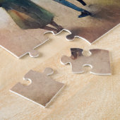 Waterverf Herfstmarktfestival, levendige Herfst Legpuzzel (Zijkant)