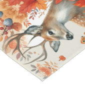 Waterverf herfstoogst met hertentafelloper korte tafelloper (Hoek)