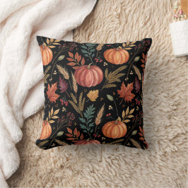 Waterverf herfstoogstpatroon kussen