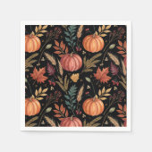 Waterverf herfstoogstpatroon servet (Voorkant)