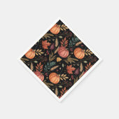 Waterverf herfstoogstpatroon servet (Hoek)