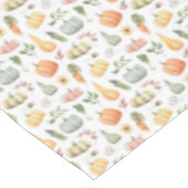 Waterverf herfstoogstpatroon tafelkleed (Gekanteld)