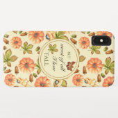 Waterverf  herfstpatroon Case-Mate iPhone case (Achterkant (horizontaal))