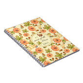 Waterverf  herfstpatroon notitieboek (Rechterzijde)