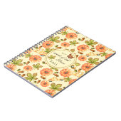 Waterverf  herfstpatroon notitieboek (Linkerzijde)