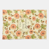 Waterverf herfstpatroon theedoek (Horizontaal)