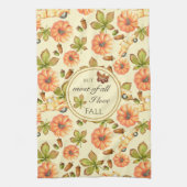 Waterverf  herfstpatroon theedoek (Verticaal)