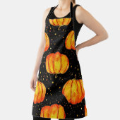 Waterverf herfstpompoenen, Halloween print Schort (Insitu)