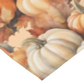 Waterverf herfstpompoenen met bladeren tafelkleed (Gekanteld)