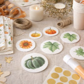 Waterverf Herfsttafel Scatter voor Herfst Confetti