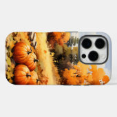 Waterverf Herfstweg Pompoen vallende bladeren Case-Mate iPhone Case (Achterkant (horizontaal))