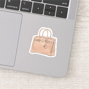 waterverf Hermes Birkin tas Sticker