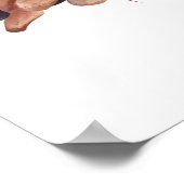 Waterverf Hermit Crab Crustaceancore Poster (Hoek)