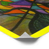 waterverf "Herstel" afdrukken Poster (Hoek)