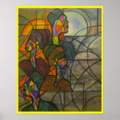 waterverf "Herstel" afdrukken Poster (Voorkant)