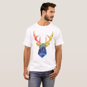 Waterverf hert T-Shirt (Voorkant volledig)