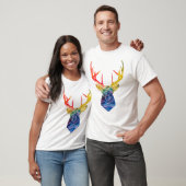 Waterverf hert T-Shirt (Unisex)