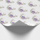 Waterverf Herten Antler Boeket Cadeaupapier (Hoek)