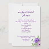 Waterverf Herten Gewei Huwelijksbelofte Verlenging Kaart (Achterkant)