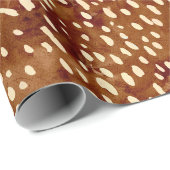 Waterverf Herten Print Cadeaupapier (Rol Hoek)