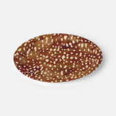 Waterverf Herten Print Papieren Bordje (Gekanteld)