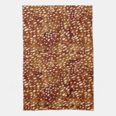 Waterverf Herten Print Theedoek (Verticaal)