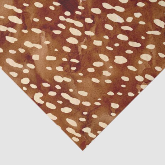 Waterverf Herten Print Tissuepapier (Detail)