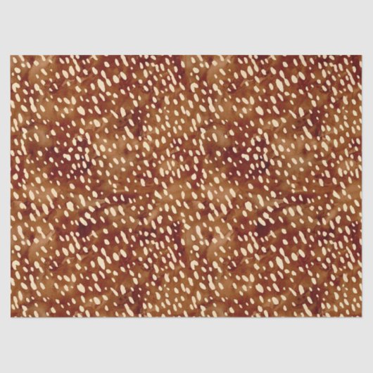 Waterverf Herten Print Tissuepapier (Voorkant)