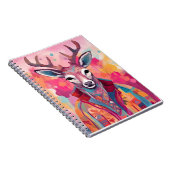 Waterverf herten spiraal Notitieboek (Rechterzijde)