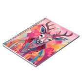 Waterverf herten spiraal Notitieboek (Linkerzijde)