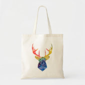 Waterverf herten tote bag (Voorkant)