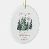 Waterverf Hertenbos Keramisch Ornament (Rechts)