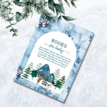 Waterverf hertenjongen Baby Shower boeken voor bab