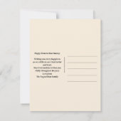 Waterverf HET GAAT ALLEMAAL OM JESUS Christelijk P Kaart (Achterkant)