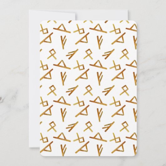 Waterverf Het is een Baby shower van een jongen Vi Kaart (Achterkant)