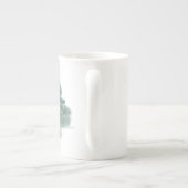 Waterverf Het is een geweldig leven Porselein Kop (Achterkant)