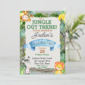 Waterverf Het is een Oerwoud dierlijk stommeltje o Kaart (Staand voorkant)