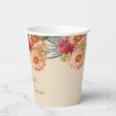 Waterverf het Manuscript van het Baby shower van h Papieren Bekers (Links)