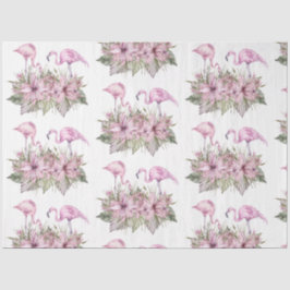 Waterverf het Ontwerp 3 van de Reeks van Flamingo Tissuepapier