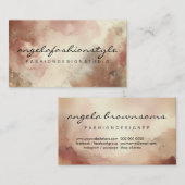 Waterverf het Schilderen Abstracte Borstel Waterve Visitekaartje (Voorkant / Achterkant)