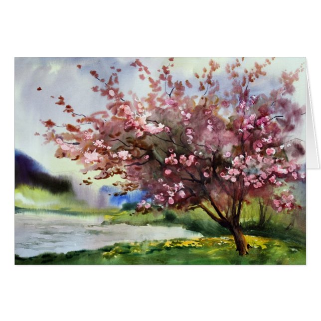 Waterverf Het Schilderen Landschap (Voorkant Horizontaal)