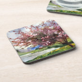 Waterverf Het Schilderen Landschap Bier Onderzetter (Linkerzijde)