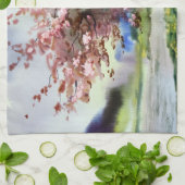 Waterverf Het Schilderen Landschap Theedoek (Gevouwen)