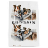 Waterverf Het Schilderen Ruwe Collies Medium Cadeauzakje (Voorkant)