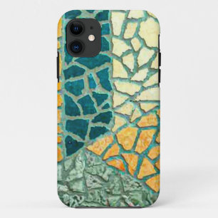Waterverf Het Schilderen Stone Mosaic + uw ideeën Case-Mate iPhone Case