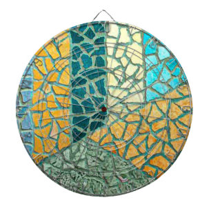 Waterverf Het Schilderen Stone Mosaic + uw ideeën Dartbord